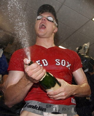 Illustration for article titled Deadspin Classic: A Children's Treasury Of Men Getting Blasted In The Face With Champagne